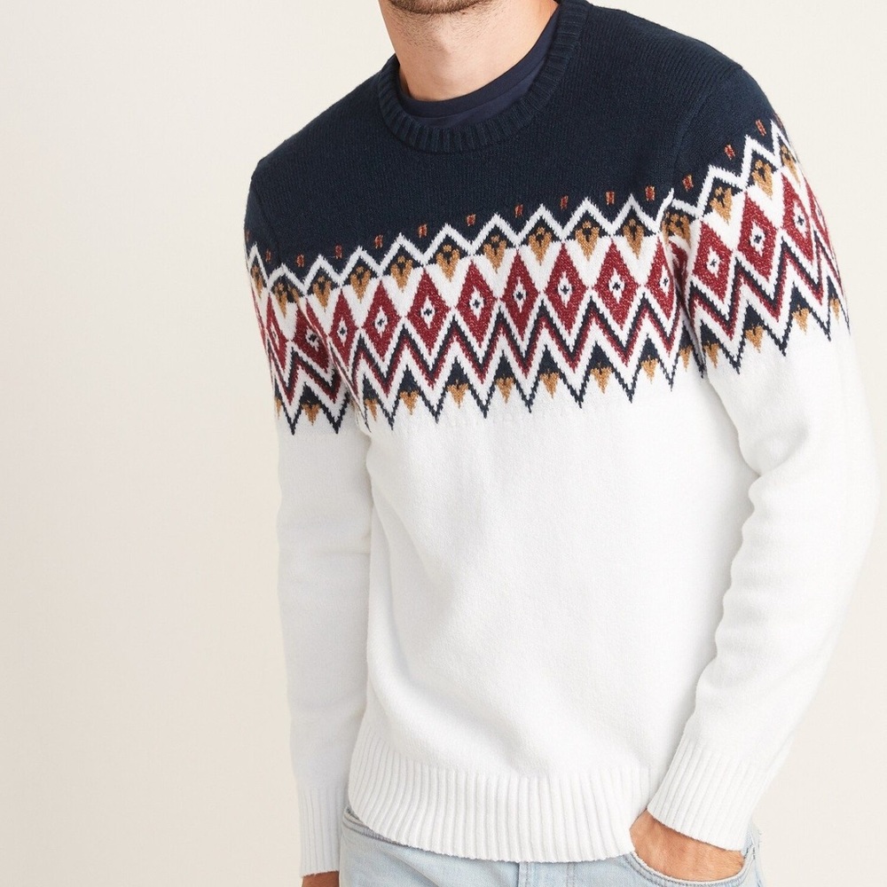 Old Navy Men’s Fair Isle Sweater